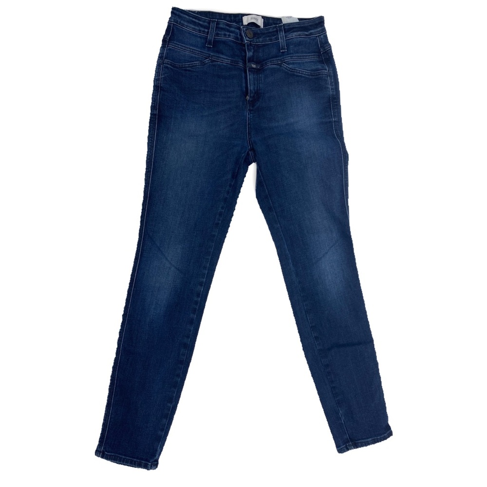 CLOSED Skinny Pusher 1910 Dark Wash Womens Skinny Cropped Jeans